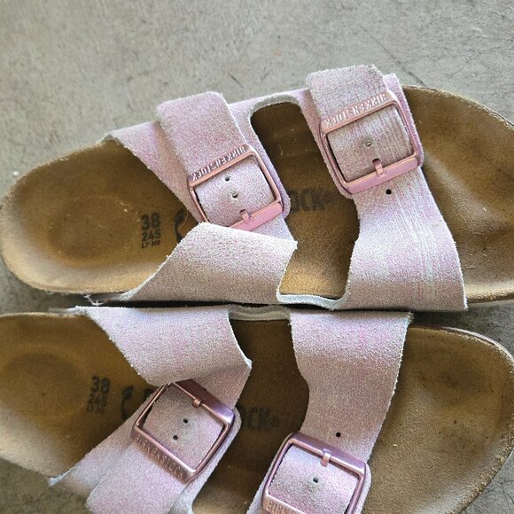 Birkenstock Pink Slides Size 38 - Picture 1 of 8